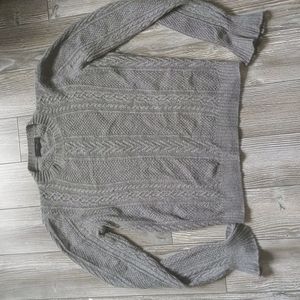 J Crew Wool Blend Cable Knit Sweater